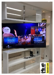 27" 65" Arası LCD Tv Dolap Arası 360° Döner TV Sehpa Lcd Askı Aparatı