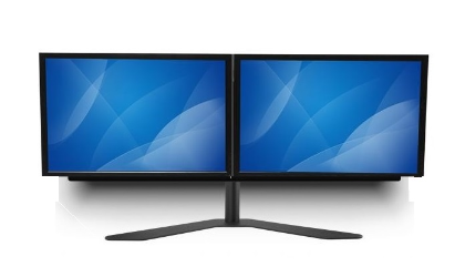 2 x 13"-27" Monitör Destekli Masa Tipi Alttan Ağırlıklı LCD Monitör ve TV Kolu