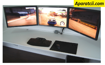 3 x 13"- 21" Monitör Destekli Duvar Tipi 3lü LCD Monitör ve TV Kolu