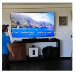 55" 60 "65" 75" 85" XXXL İçin Hareketli Duvar Tipi, LCD Askı Aparatı