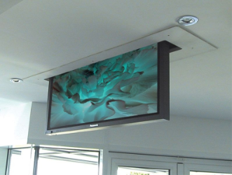 37" 65" 75" Elektrikli Tavan TV, Lift Asansörlü, Otomatik Kumandalı Ayarlı, Gömme Lift 900 / 950 mm