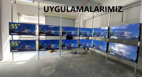 Güvenlik ve Kontrol Odaları Çoklu Monitör İzleme Standları﻿