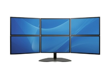 6 x 13"- 21" Monitör Destekli Masa Tipi LCD Monitör ve TV Aska Aparatı