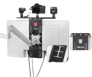 VESA Kamera Tutucu, LCD Monitör Üst Rafı,Kamera Monitör Tutucu, Kamera Masa Tutucu, DSLR/Işık/Mikrofon için Yardımcı STAND 