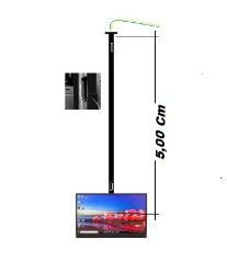 37"-65" Uyumlu, LCD Tavan Askı Aparatı 5,00 cm