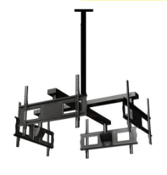 37" 43" 55" Uyumlu, LCD Çift Bağlantılı 4lü Tavan Askı Aparatı 100 cm