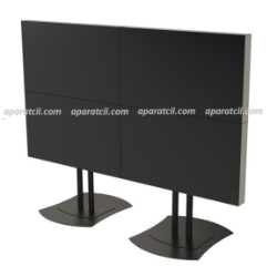 32" 55" 65" Mounted Video Wall 2 x 2 Solutions Çoklu Monitör İzleme Standı