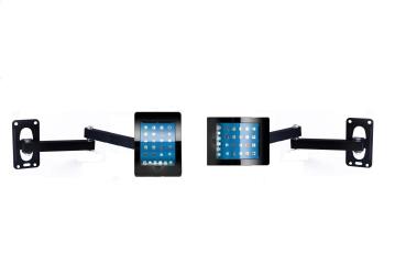 Android Tablet Duvar Tipi Çift Kollu Hareketli İpad Askı Standı