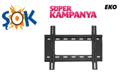 17"43" Duvar Tipi, 2 Kademe 30 cm Yükseklik Ayarlı LCD/ Askı Aparatı