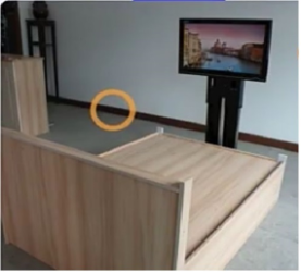 27" 43" 50" Yatak Altı TV Lift Gizli Mekanizma Elektrikli TV, Lift Asansörü, Otomatik Ayarlı, Karyola Altı Lift 