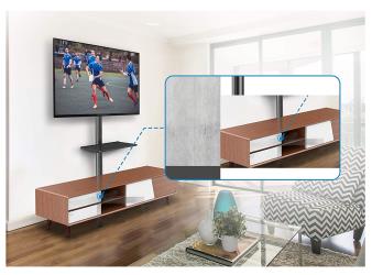 13" 42" Masa Arka Bağlantı LCD, TV Sabit Stand