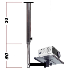 Projeksiyon ve Uydu Alıcısı Uyumlu Tavan Askı Aparatı